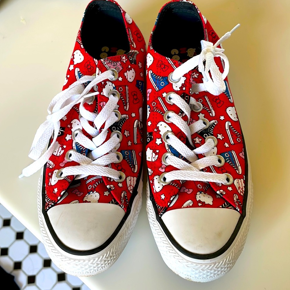 Hello Kitty x Converse All Star Sneakers Shoes